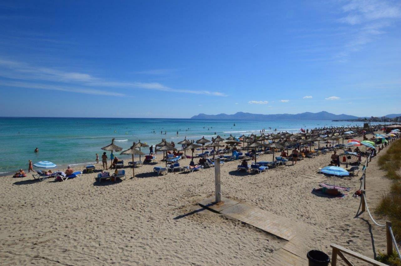 Apartamento Primera Linea Del Mar Can Picafort Can Picafort  Buitenkant foto