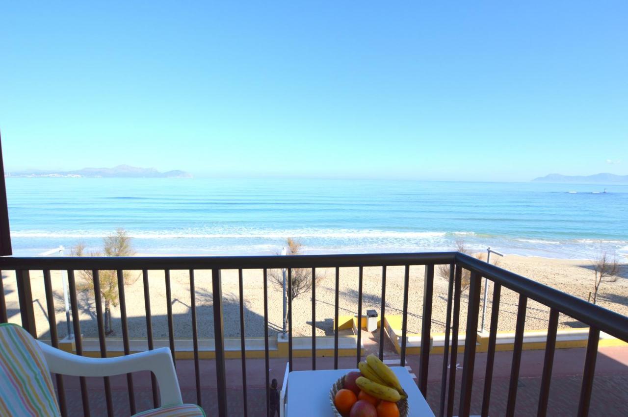 Apartamento Primera Linea Del Mar Can Picafort Can Picafort  Buitenkant foto